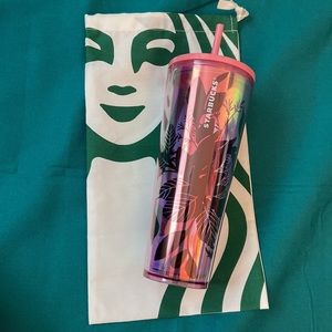 Starbucks Venti Desert Flower Acrylic Tumbler